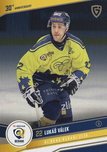 Válek Lukáš 24-25 GOAL Cards Maxa liga 30 let od Finále Canvas #ZL-06