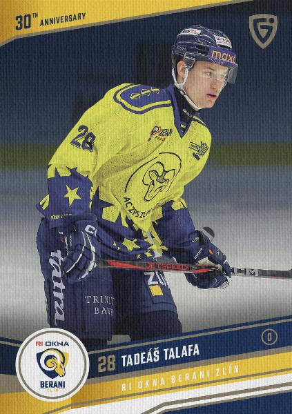 Talafa Tadeáš 24-25 GOAL Cards Maxa liga 30 let od Finále Canvas #ZL-08