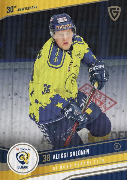 Salonen Aleksi 24-25 GOAL Cards Maxa liga 30 let od Finále Canvas #ZL-11
