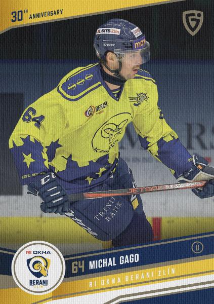 Gago Michal 24-25 GOAL Cards Maxa liga 30 let od Finále Canvas #ZL-14
