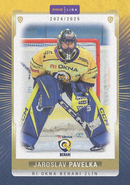 Pavelka Jaroslav 24-25 GOAL Cards Maxa liga Sand #ZLI-01