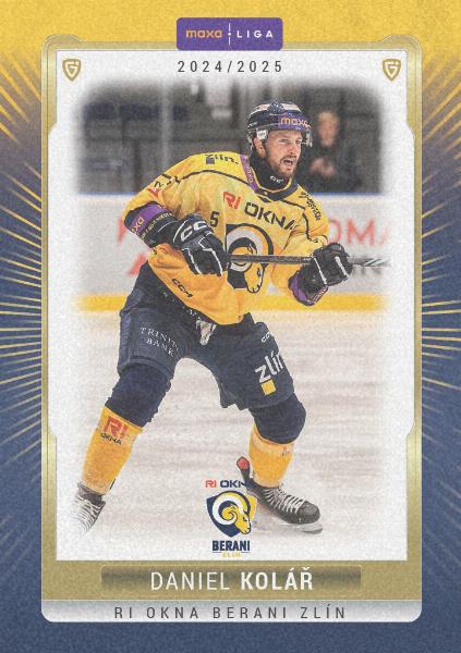 Kolář Daniel 24-25 GOAL Cards Maxa liga Sand #ZLI-03