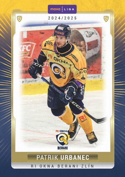 Urbanec Patrik 24-25 GOAL Cards Maxa liga #ZLI-06