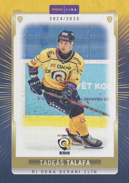 Talafa Tadeáš 24-25 GOAL Cards Maxa liga Canvas #ZLI-08