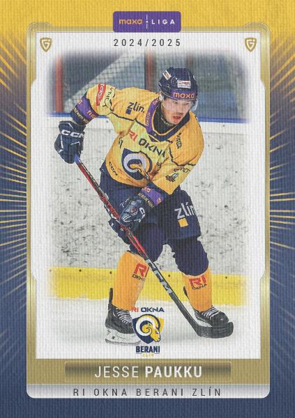Paukku Jesse 24-25 GOAL Cards Maxa liga Canvas #ZLI-14