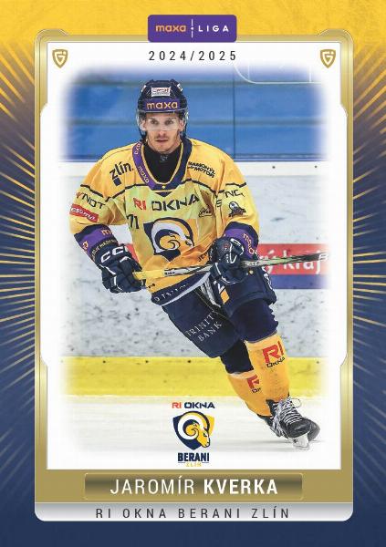 Kverka Jaromír 24-25 GOAL Cards Maxa liga #ZLI-16