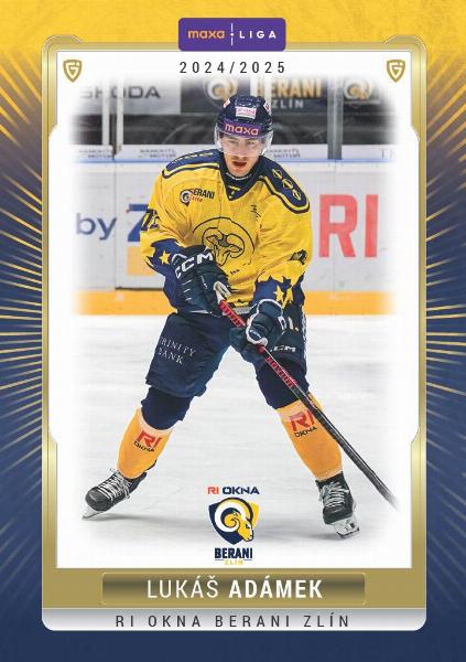 Adámek Lukáš 24-25 GOAL Cards Maxa liga #ZLI-27
