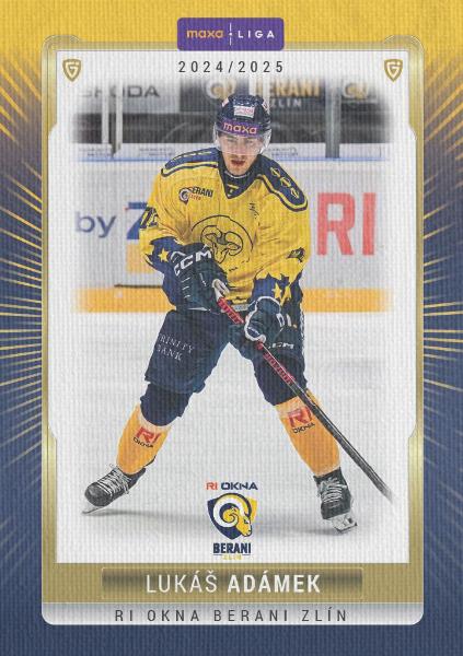 Adámek Lukáš 24-25 GOAL Cards Maxa liga Canvas #ZLI-27
