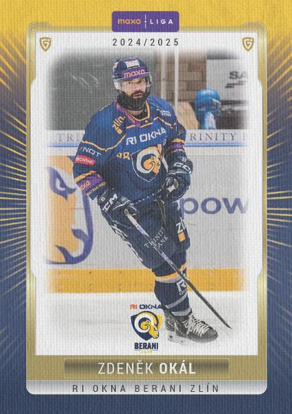 Okál Zdeněk 24-25 GOAL Cards Maxa liga Canvas #ZLI-29
