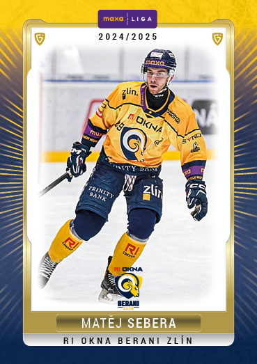 Sebera Matěj 24-25 GOAL Cards Maxa liga #ZLI-34