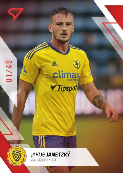 Janetzký Jakub 22-23 Fortuna Liga Red #147