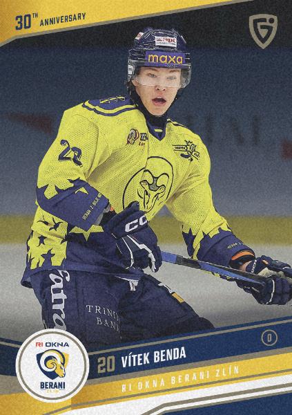 Benda Vítek 24-25 GOAL Cards Maxa liga 30 let od Finále Sand #ZL-05