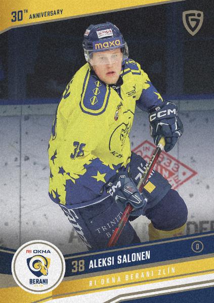 Salonen Aleksi 24-25 GOAL Cards Maxa liga 30 let od Finále Sand #ZL-11