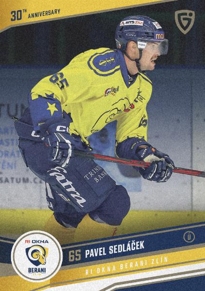 Sedláček Pavel 24-25 GOAL Cards Maxa liga 30 let od Finále Sand #ZL-15