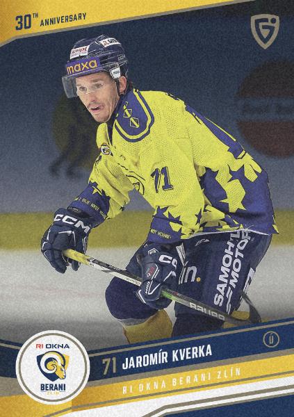 Kverka Jaromír 24-25 GOAL Cards Maxa liga 30 let od Finále Sand #ZL-16