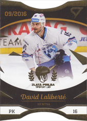 David Laliberté 17-18 Tipsport Liga Zlatá prilba #ZP1