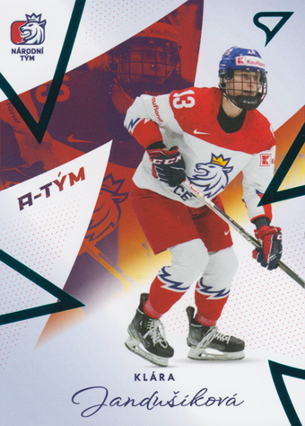 Jandušíková Klára 2024 Hokejové Česko Národní tým žen #ZR-04