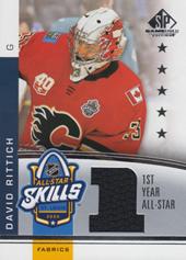 Rittich David 20-21 SP Game Used '20 NHL All Star Skills Fabrics 1st Year #AS1-DR