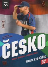 Krejčiřík Marek 2023 LC Czech Baseball Extraleague Česko 2023 Canvas #T-13