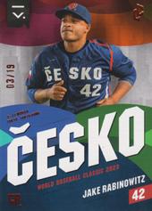 Rabinowitz Jake 2023 LC Czech Baseball Extraleague Česko 2023 Canvas #T-23