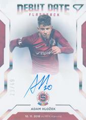 Hložek Adam 20-21 Fortuna Liga Debut Date Flashback Auto #DF2