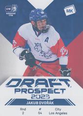 Dvořák Jakub 2023 MK Reprezentace Draft Prospects Rainbow #DP-3