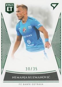 Kuzmanović Nemanja 22-23 Fortuna Liga Elite Team Limited Emerald #ET-14