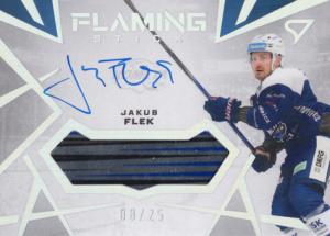 Flek Jakub 24-25 Tipsport Extraliga Flaming Stick Auto #FS-JF