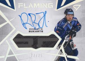 Bukarts Roberts 24-25 Tipsport Extraliga Flaming Stick Auto #FS-RB