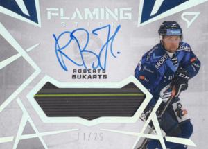 Bukarts Roberts 24-25 Tipsport Extraliga Flaming Stick Auto #FS-RB