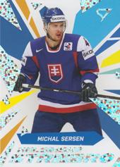 Sersen Michal 2023 Hokejové Slovensko Helsinské striebro Silver Glitter #HS-09
