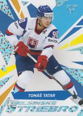 Tatar Tomáš 2023 Hokejové Slovensko Helsinské striebro Silver Glitter #HS-25