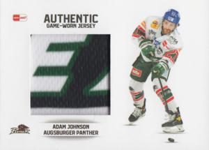 Johnson Adam 22-23 Playercards DEL Authentic Game Worn Jersey #JC-01