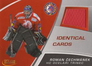 Čechmánek Roman 08-09 OFS Plus Jersey Identical Cards #J21