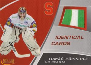 Pöpperle Tomáš 08-09 OFS Plus Jersey Identical Cards #J24