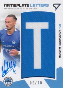Talovierov Maksym 22-23 Fortuna Liga Nameplate Letters "T" #NL-MT