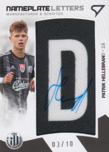 Hellebrand Patrik 22-23 Fortuna Liga Nameplate Letters "D" #NL-PH