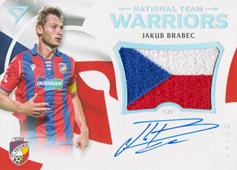 Brabec Jakub 20-21 Fortuna Liga National Team Warriors Auto Flag #S-WR03