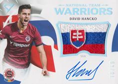 Hancko Dávid 20-21 Fortuna Liga National Team Warriors Auto Flag #S-WR18