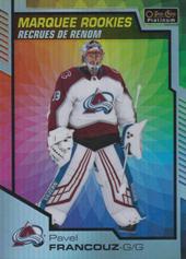 Francouz Pavel 20-21 O-Pee-Chee Platinum Marquee Rookies Rainbow Color Wheel #185