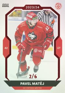 Matěj Pavel 23-24 GOAL Cards Chance liga Red #324