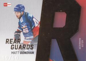 Donovan Matt 22-23 Playercards DEL Rearguards Gold #RG-10