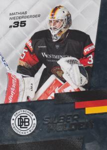 Niederberger Mathias 23-24 Playercards DEL Silber Helden #SH-07