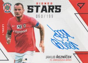 Řezníček Jakub 22-23 Fortuna Liga Signed Stars Level 1 #SL1-JR