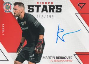 Berkovec Martin 22-23 Fortuna Liga Signed Stars Level 1 #SL1-MB