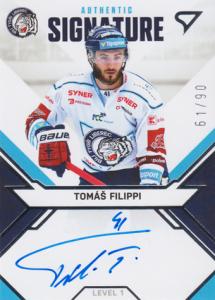 Filippi Tomáš 21-22 Tipsport Extraliga Signed Stars Level 1 #SL1-TF