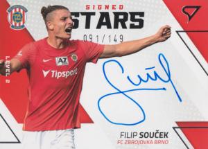 Souček Filip 22-23 Fortuna Liga Signed Stars Level 2 #SL2-FS