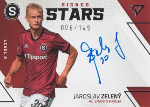 Zelený Jaroslav 22-23 Fortuna Liga Signed Stars Level 2 #SL2-JZ