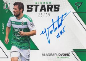 Jovović Vladimir 22-23 Fortuna Liga Signed Stars Level 3 #SL3-VJ