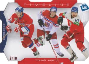 Hertl Tomáš 2022 MK Reprezentace Timeline Die Cut #TL-TH